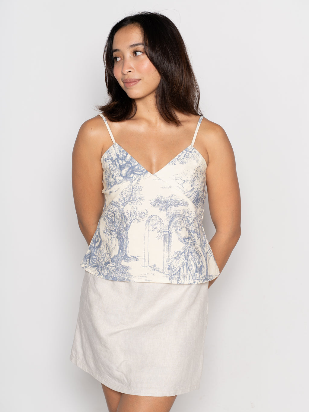 Sovu Top - Toile De Jouy