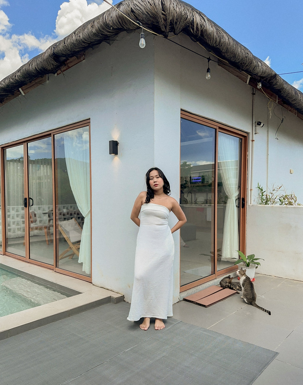 Marie Tube Dress - Premium Gauze Linen