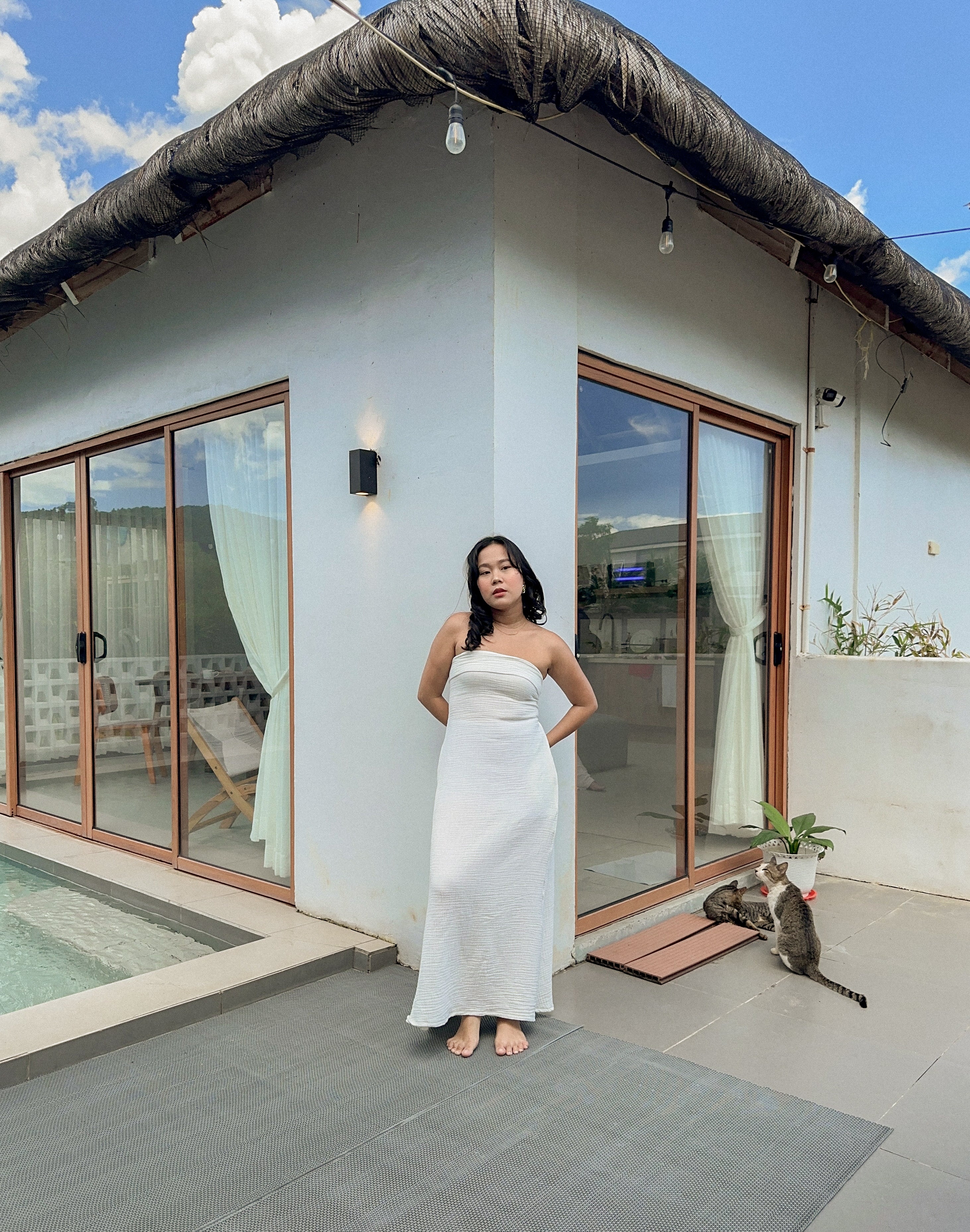 Marie Tube Dress - Premium Gauze Linen