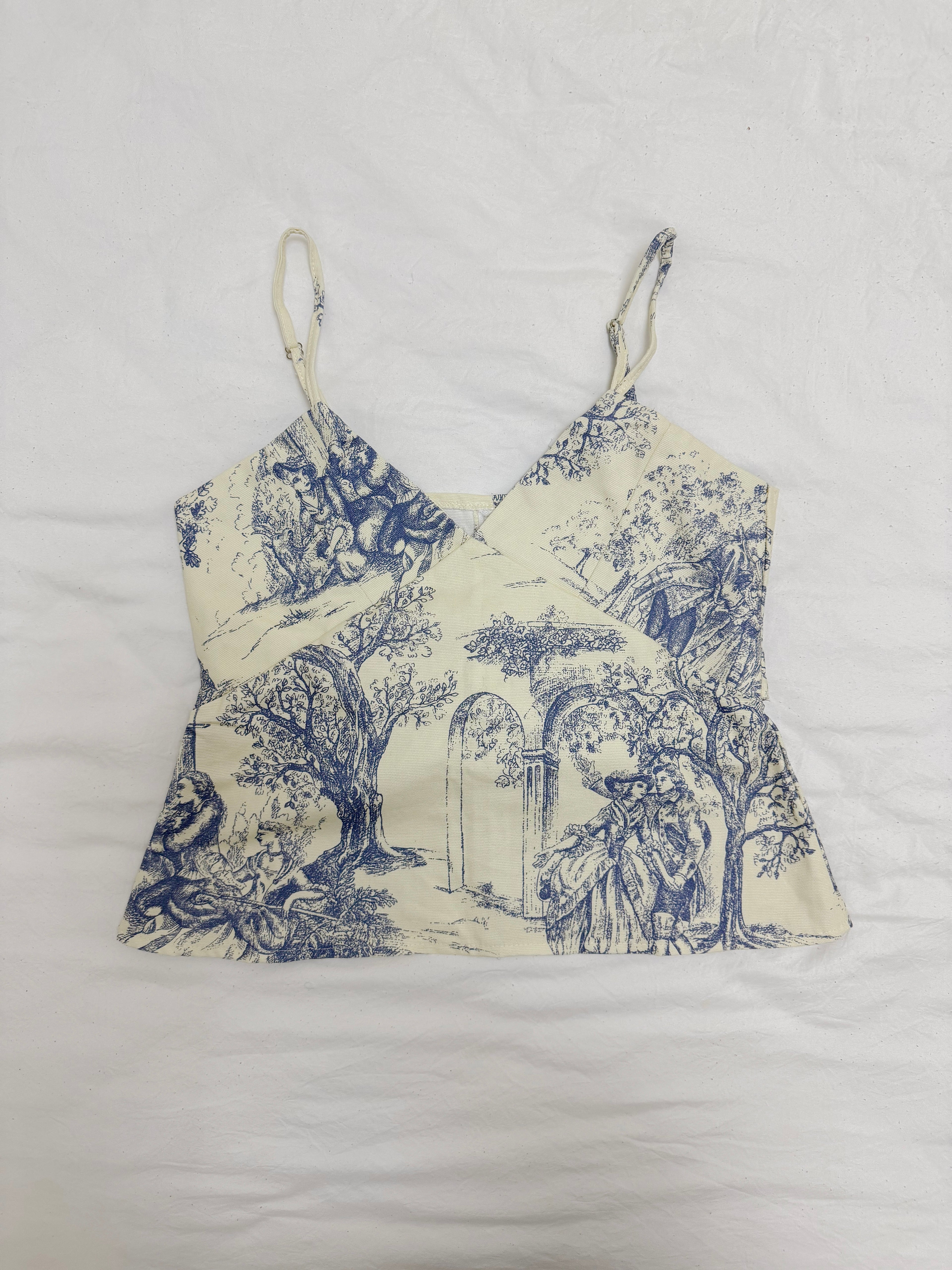 Sovu Top - Toile De Jouy