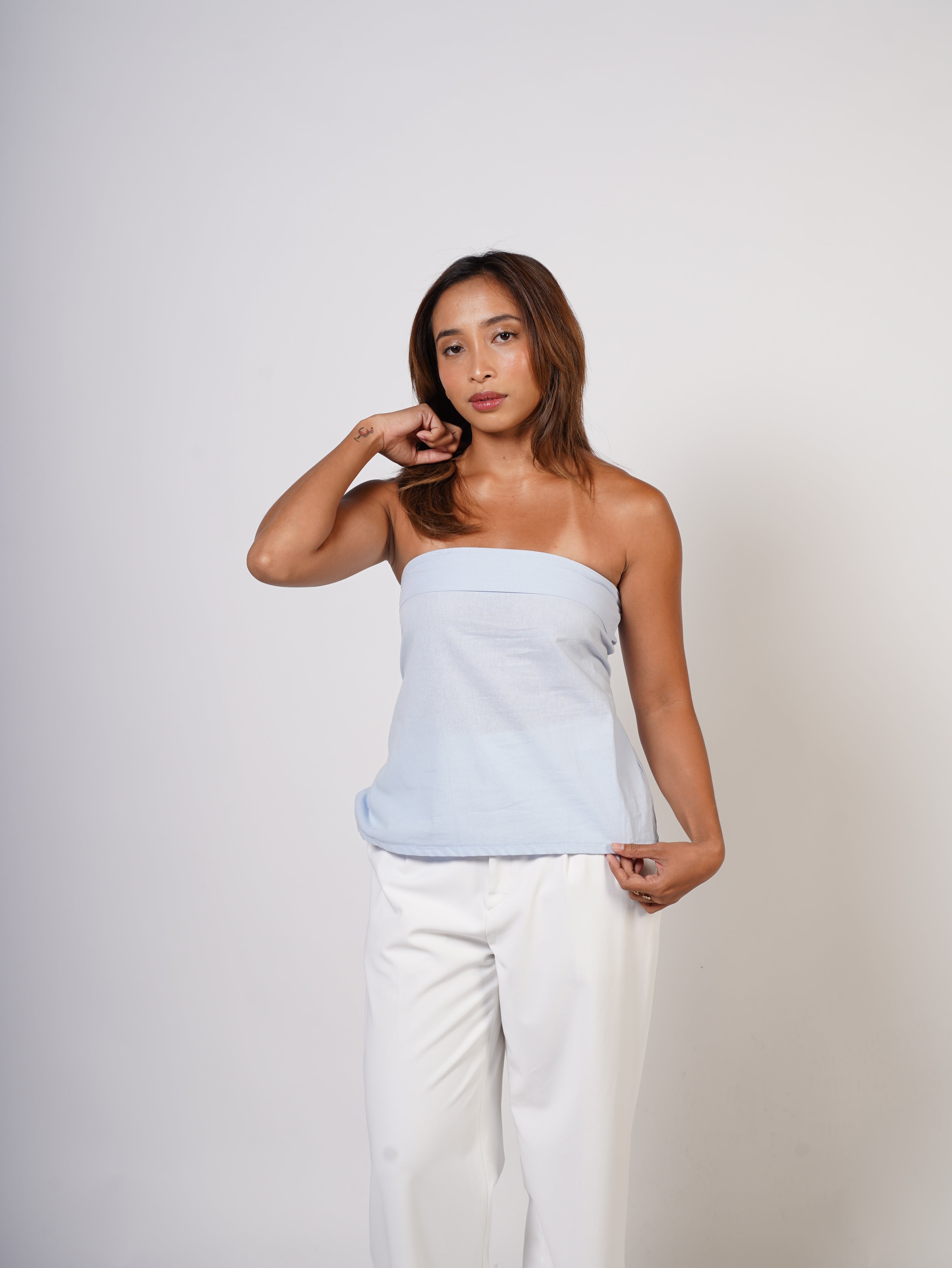 Marie Tube Top - Cotton Linen