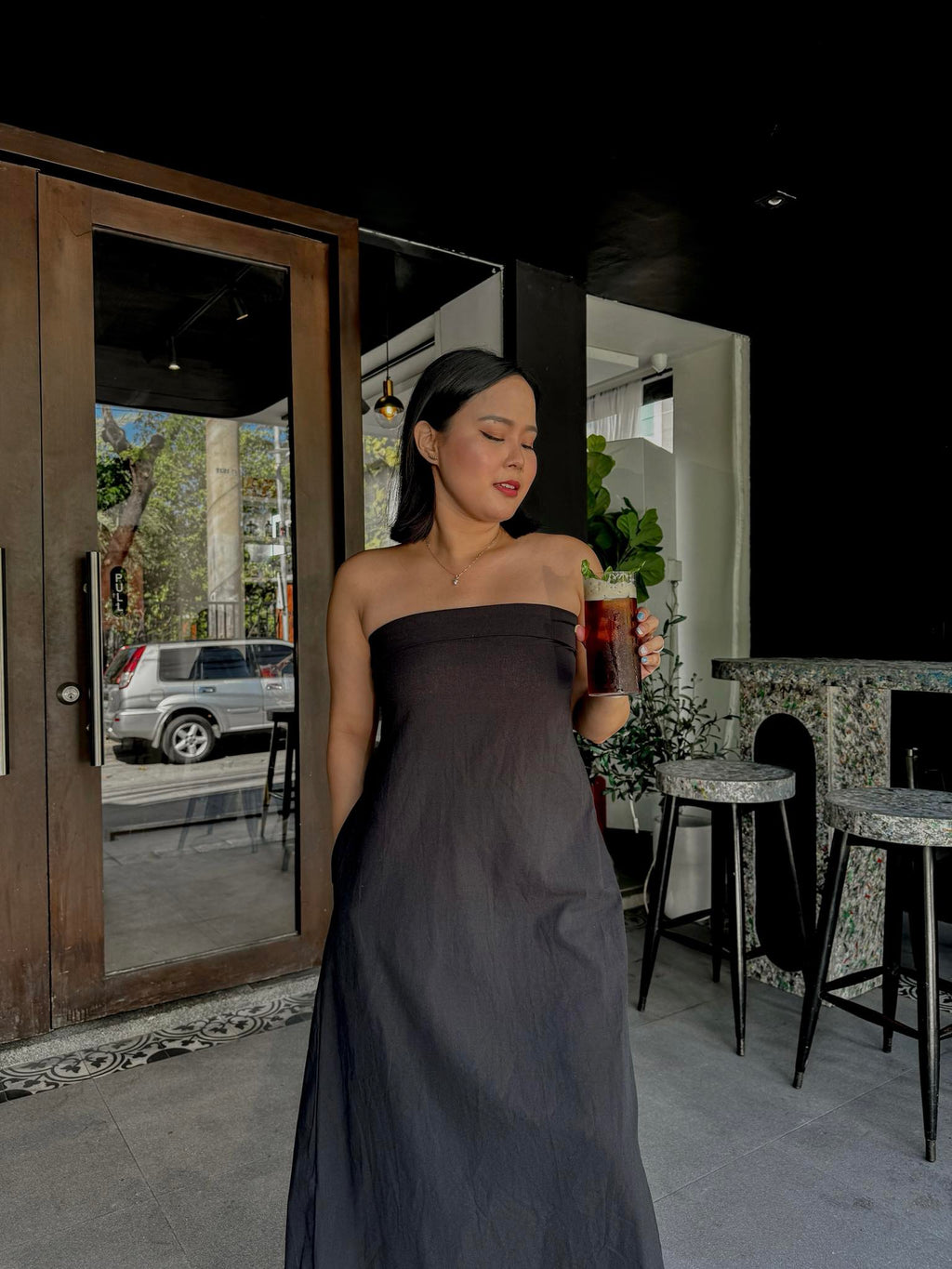 Marie Tube Dress  - Cotton Linen
