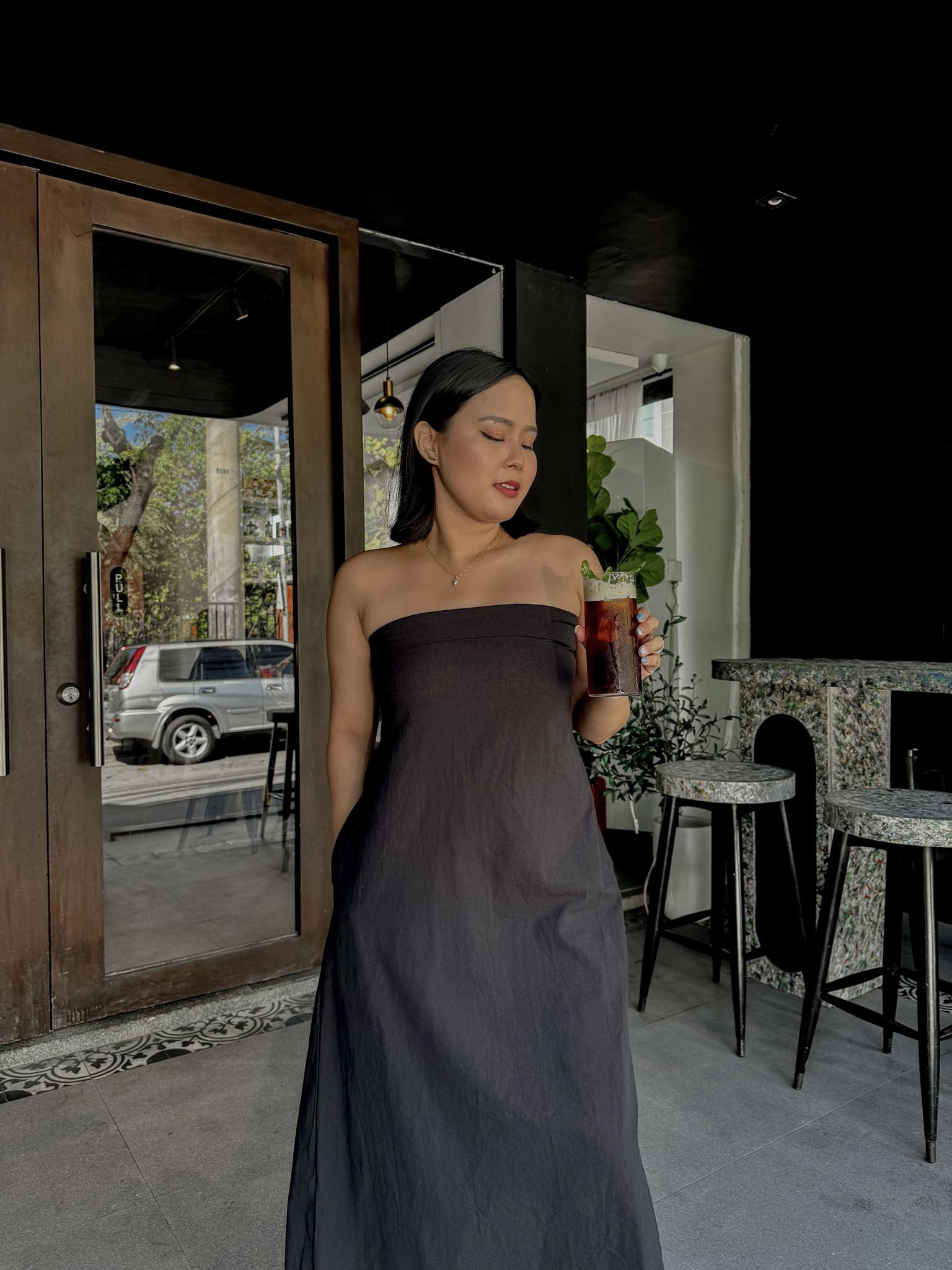 Marie Tube Dress  - Cotton Linen
